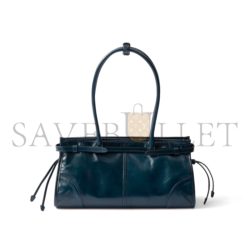 PRADA BONNIE MEDIUM LEATHER HANDBAG 1BA426 (32*15.5*12cm)